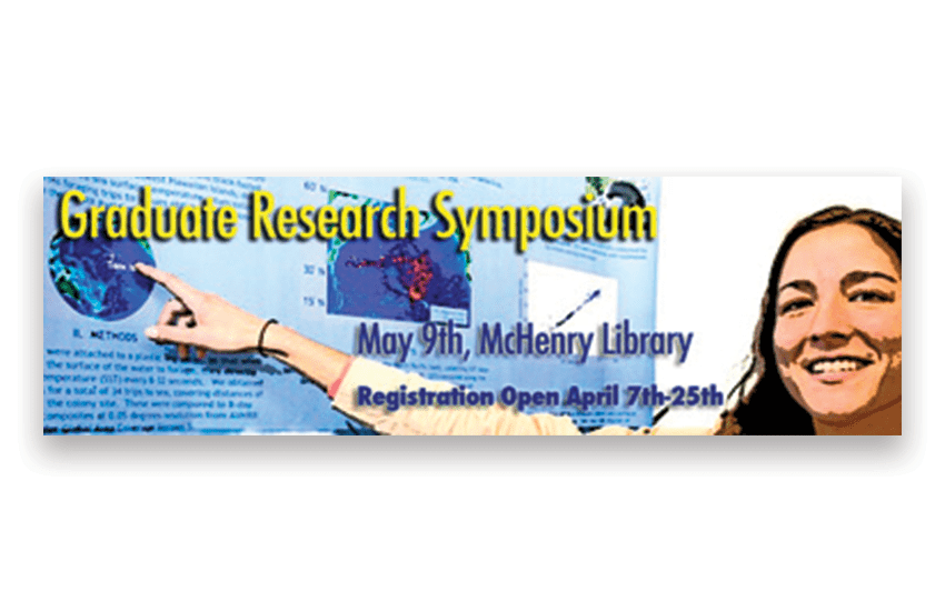 Graduate research symposium banner