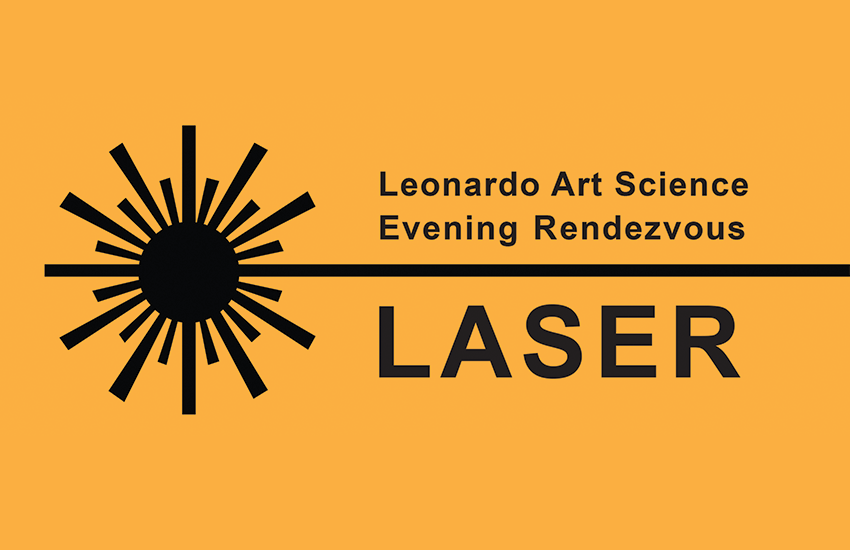 The Leonardo Art/Science Evening Rendezvous (LASER) logo