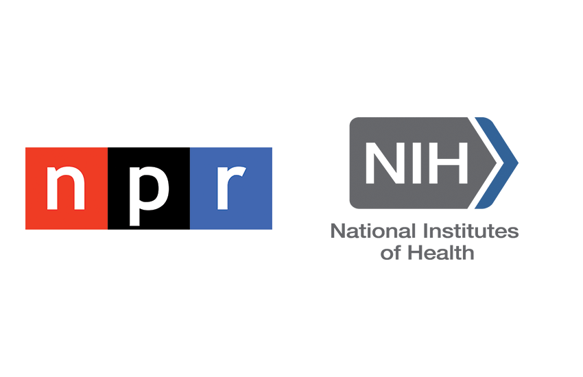 NPR and NIH logos